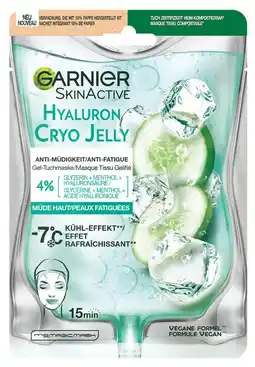 De Online Drogist Garnier SkinActive Hyaluron Cryo Jelly Gel Tissue Masker aanbieding