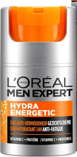 De Online Drogist L'Oréal Paris Men Expert Hydra Energetic Hydraterende Gezichtscrème 50ML aanbieding