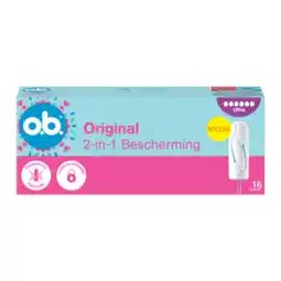 De Online Drogist OB Original Dynamic Fit Tampons Ultra 16ST aanbieding