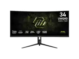 MediaMarkt MSI Mag 342cqrf E20 - 34 Inch Uwqhd 3440 X 1440 Pixels Va (vertical Alignment) aanbieding