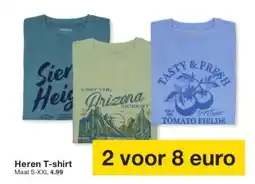 Zeeman Heren T-shirt aanbieding