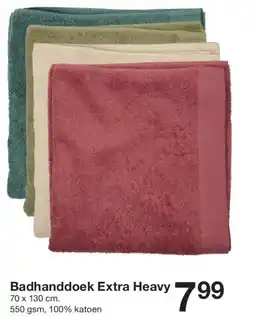 Zeeman Badhanddoek Extra Heavy aanbieding