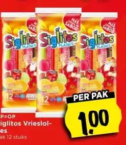 Vomar Voordeelmarkt Siglitos Vrieslol- lies aanbieding