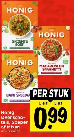 Vomar Voordeelmarkt Honig Ovenscho- tels, Soepen of Mixen aanbieding
