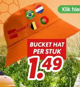Dekamarkt BUCKET HAT aanbieding