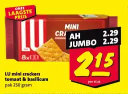 Nettorama LU mini crackers tomaat & basilicum aanbieding