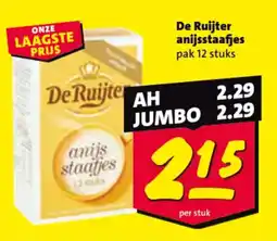 Nettorama De Ruijter anijsstaafjes aanbieding