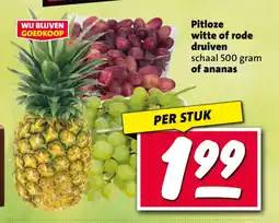 Nettorama Pitloze witte of rode druiven aanbieding
