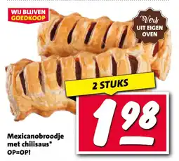 Nettorama Mexicanobroodje met chilisaus aanbieding