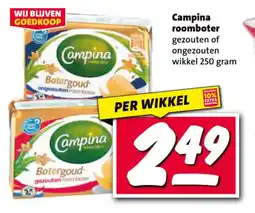 Nettorama Campina roomboter aanbieding