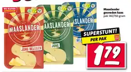 Nettorama Maaslander gesneden kaas aanbieding