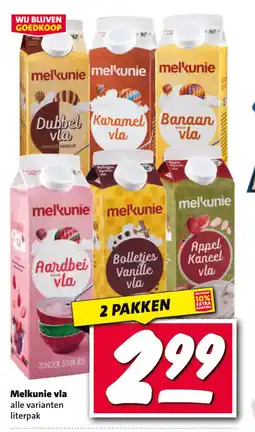 Nettorama Melkunie vla aanbieding