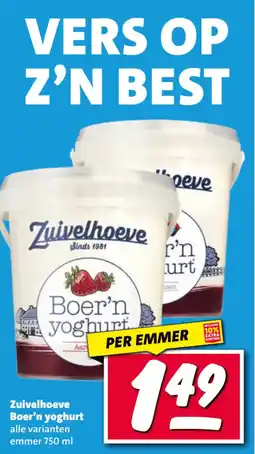 Nettorama Zuivelhoeve Boer'n yoghurt aanbieding