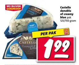 Nettorama Castello danablu of creamy blue aanbieding
