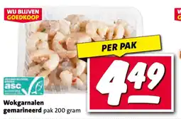 Nettorama Wokgarnalen gemarineerd aanbieding