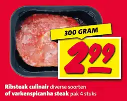 Nettorama Ribsteak culinair aanbieding