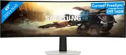 Bol.com Samsung Odyssey G9 LS49CG934SUXEN - DQHD OLED Gaming Monitor - 240hz - 49 inch aanbieding