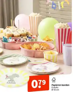 Wibra Papieren borden aanbieding