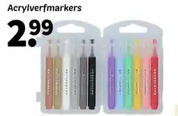 Wibra Acrylverfmarkers aanbieding