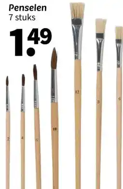 Wibra Penselen aanbieding