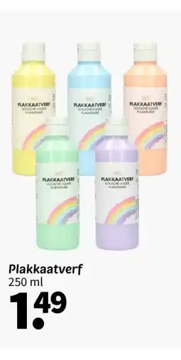 Wibra Plakkaatverf aanbieding