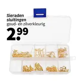 Wibra Sieraden sluitingen aanbieding