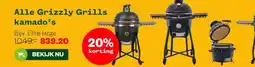 Welkoop Alle Grizzly Grills kamado's aanbieding