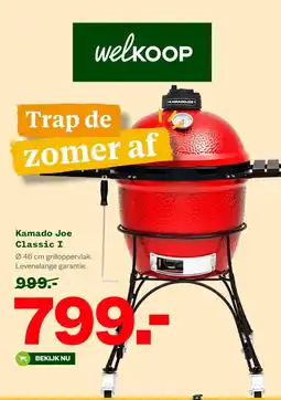 Welkoop Kamado Joe Classic I aanbieding