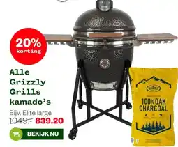 Welkoop Alle Grizzly Grills kamado's aanbieding