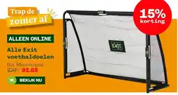 Welkoop Alle Exit voetbaldoelen aanbieding