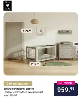 Van Asten BabySuperstore Babykamer Helsinki Biscotti aanbieding
