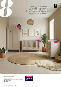 Van Asten BabySuperstore Babykamer Hearts Clay aanbieding