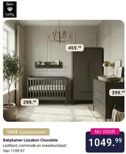 Van Asten BabySuperstore Babykamer Lissabon Chocolate aanbieding