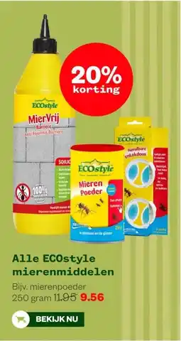 Welkoop Alle ECOstyle mierenmiddelen aanbieding