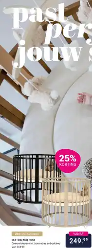 Van Asten BabySuperstore SET | Box Mila Rond aanbieding