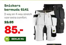 Welkoop Snickers bermuda 6141 aanbieding