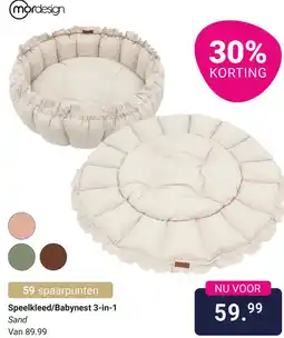 Van Asten BabySuperstore Speelkleed/Babynest 3-in-1 aanbieding
