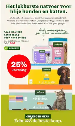 Welkoop Alle Welkoop natvoeding voor hond of kat aanbieding