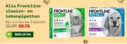 Welkoop Alle Frontline vlooien- en tekenpipetten aanbieding