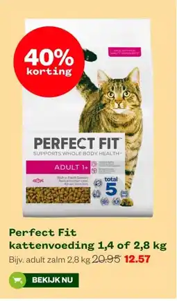 Welkoop Perfect Fit kattenvoeding 1,4 of 2,8 kg aanbieding