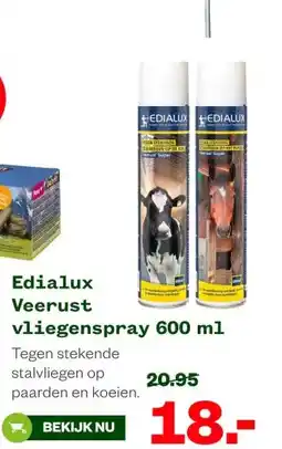 Welkoop Edialux Veerust vliegenspray 600 ml aanbieding