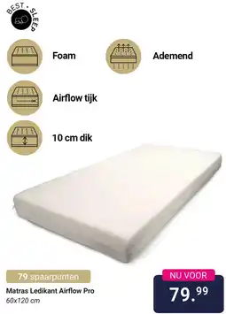 Van Asten BabySuperstore Matras Ledikant Airflow Pro aanbieding
