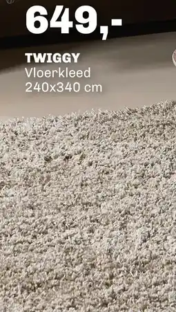 Trendhopper Vloerkleed Twiggy 240x340 cm aanbieding