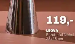 Trendhopper Bijzettafel Leova Nikkel 35X45 Cm aanbieding