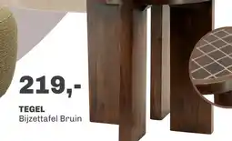 Trendhopper Bijzettafel Tegel bruin aanbieding