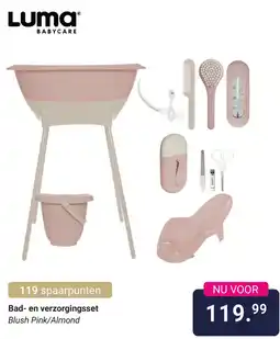 Van Asten BabySuperstore Bad- en verzorgingsset Blush Pink/Almond aanbieding