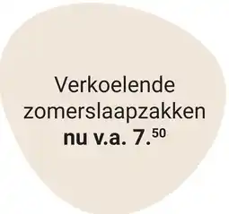Van Asten BabySuperstore Verkoelende zomerslaapzakken nu v.a. 7.50 aanbieding