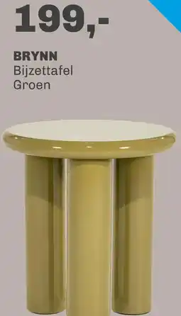 Trendhopper Bijzettafel Brynn groen aanbieding
