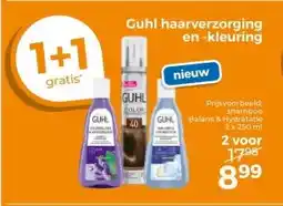 Trekpleister Guhl haarverzorging en -kleuring aanbieding