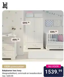 Van Asten BabySuperstore Babykamer Ines Ivory aanbieding